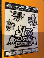 stickers SLOW DOWN - NEU