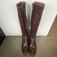 NAVYBOOT - DUNKELBRAUNE LEDERSTIEFEL