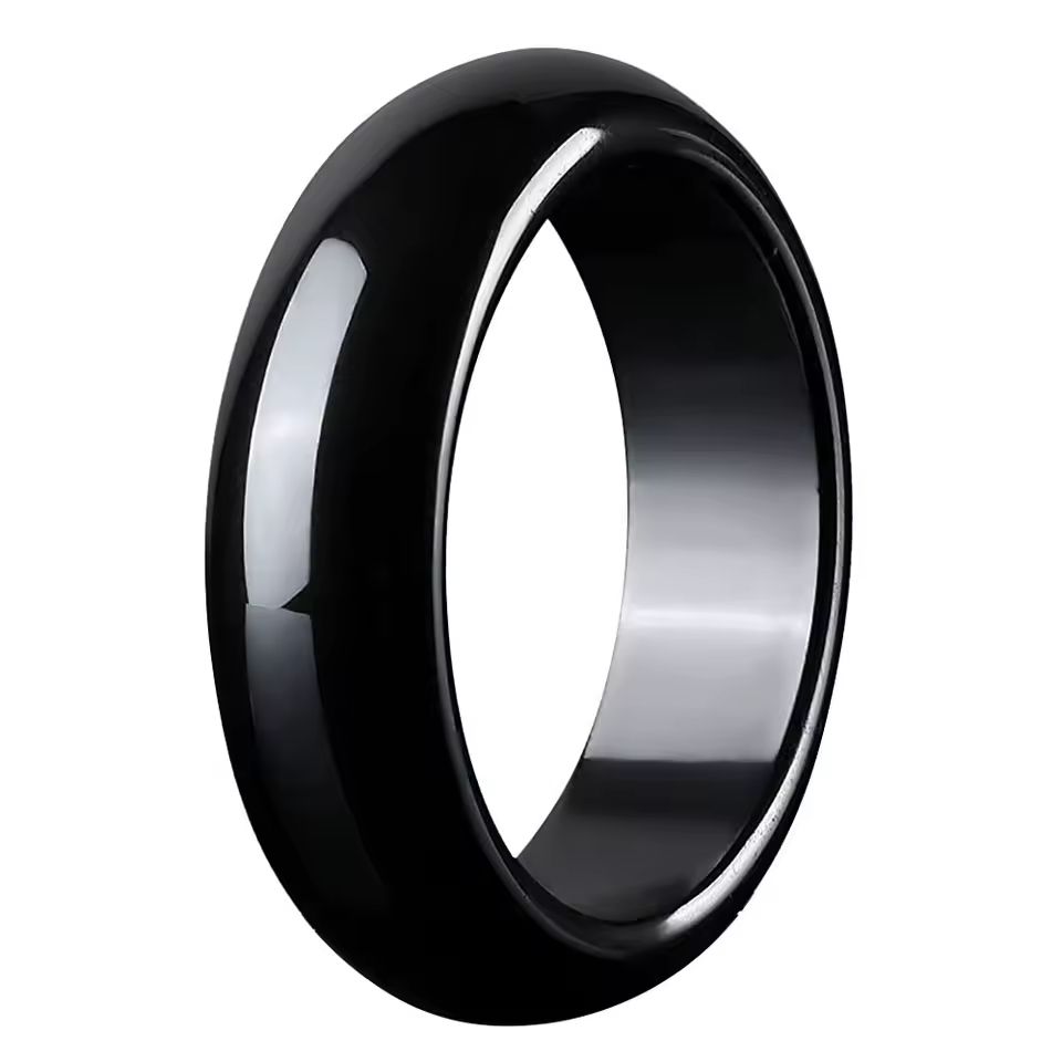 Anelli: Hämatit Ring schwarz Grösse 64, 20.3mm – Nuovo e nell'imballaggio originale da Günsberg venduto da Fleder4