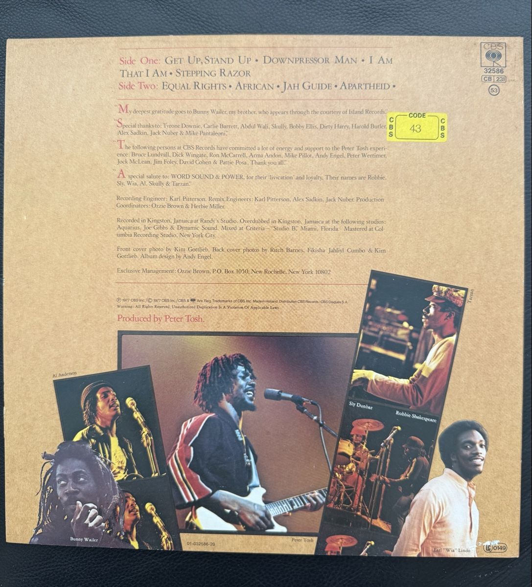 Dischi in vinile: Peter Tosh - Equal Rights, Schallplatte 1977 – Usato da Goldach venduto da Messerguru 1