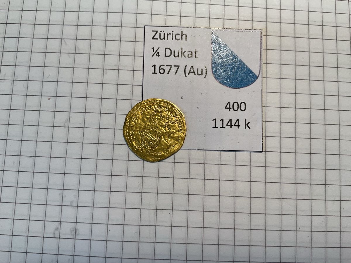 Tutti le monete: Schweizer Goldmünze Zürich – Usato da Ursenbach venduto da tho_8s6p