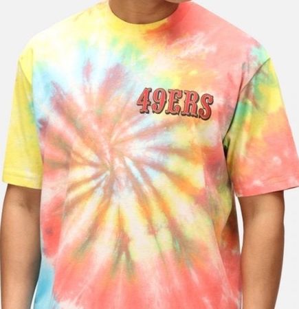 Tie-Dye T-Shirt SF 49ers, Gr. XL, Neu, Sommer-Hit