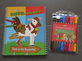 Malbuch & Filzstifte FABER-CASTELL ***NEU***