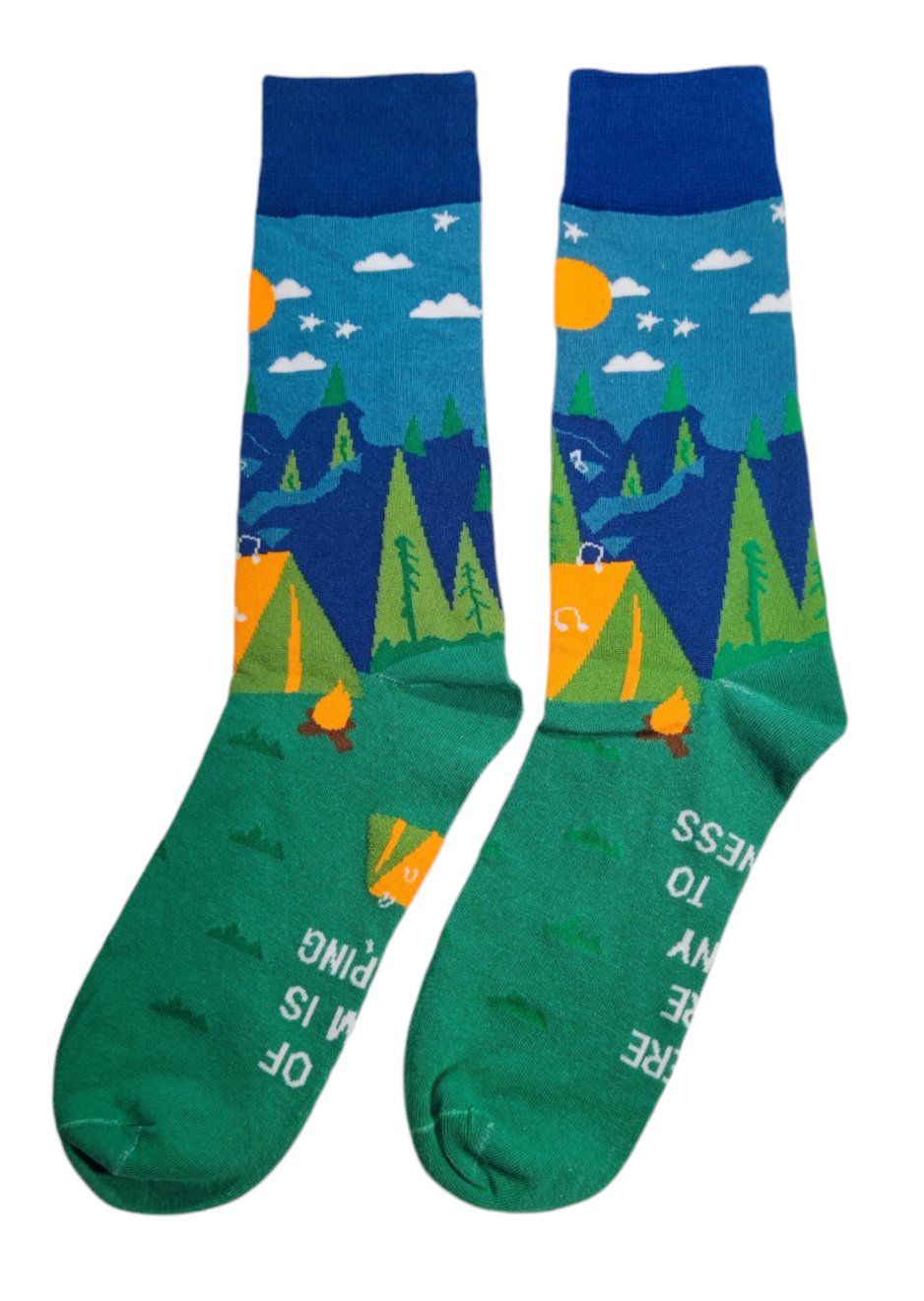 Calze: Socken Camping/Glamping/Wald/Berge/Mountaines/Forest – Nuovo e nell'imballaggio originale da Zürich venduto da amysmith 1