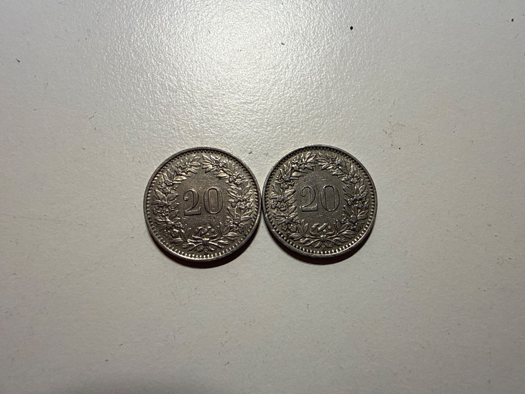 Alle Münzen: 20Rp. Münze 1960 – Gebraucht aus Gams von ben_l56c 1