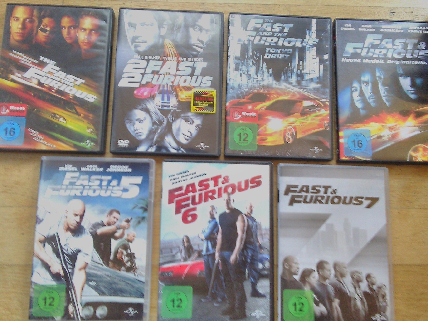 Fast & Furious Collection (1-7) > Deutsch & Englisch