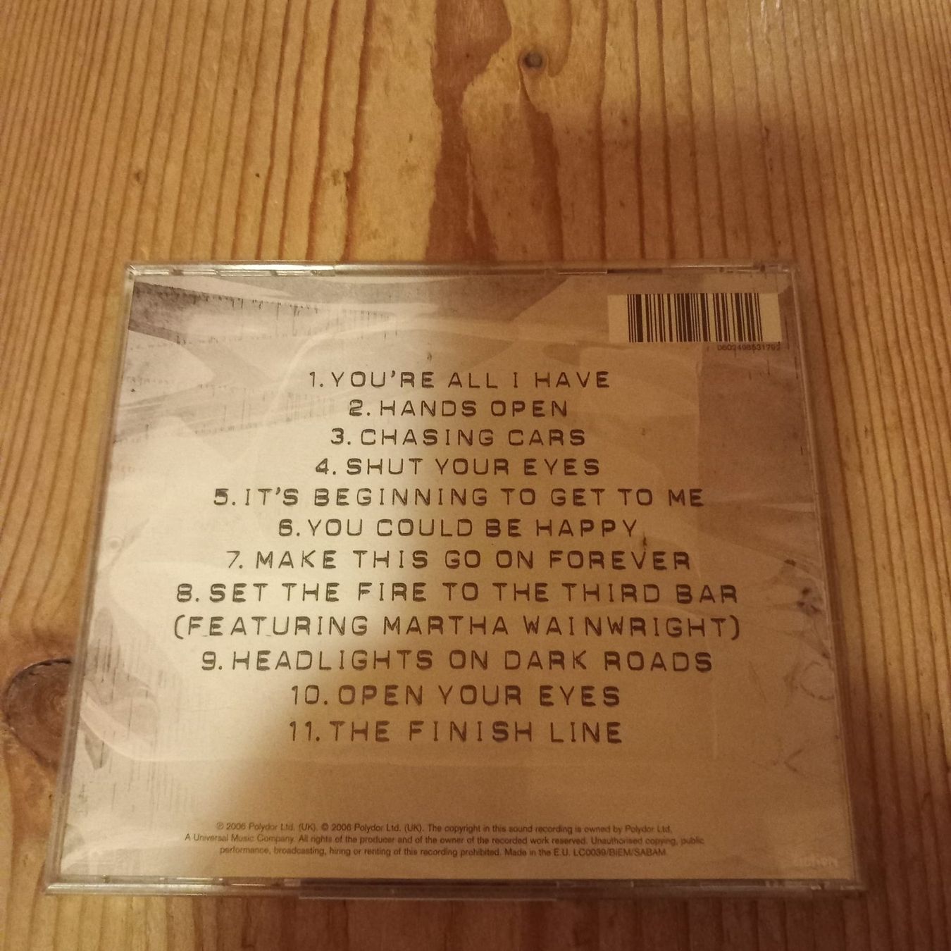 CD: Snow Patrol - Eyes Open – Usato da Ganterschwil venduto da zaz_h9b6 3