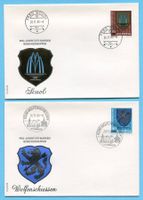 4 Orts - Ersttagsbriefe Pro Juventute 1980
