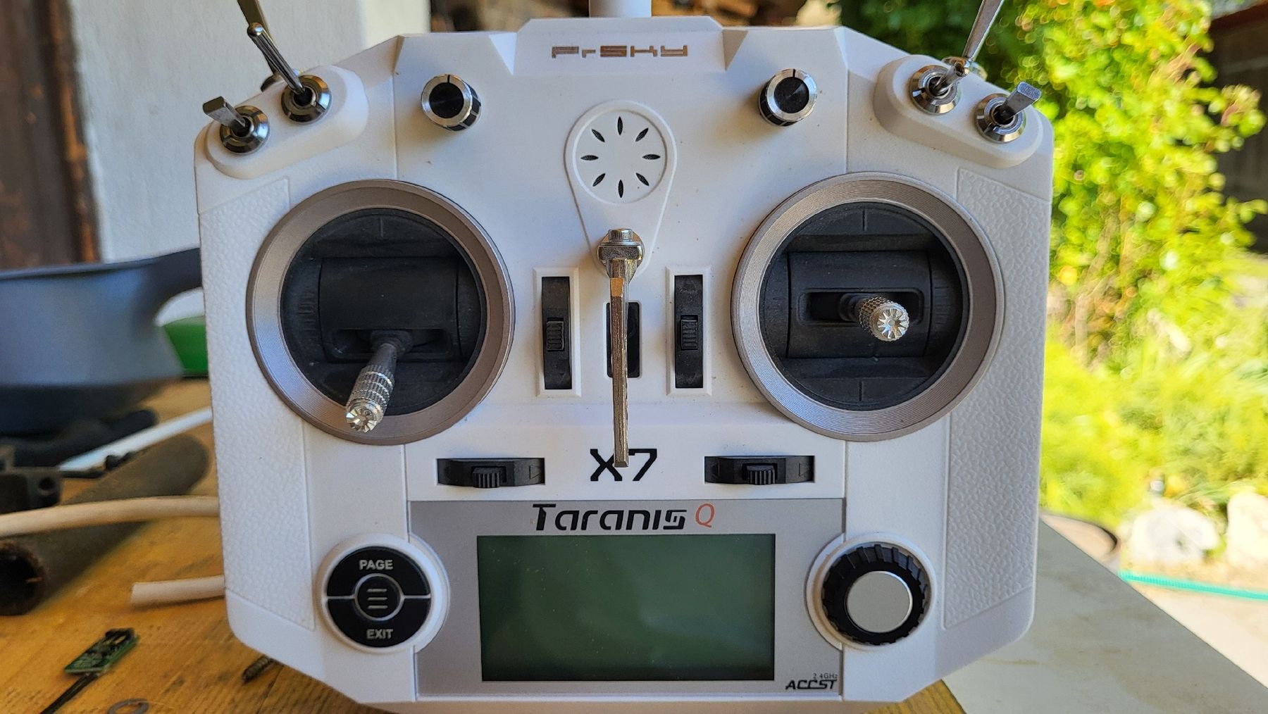 FrSky Telecomando: FrSky Taranis X7 Q mit Empfänger – Usato da Seewis-Pardisla venduto da Bis 8