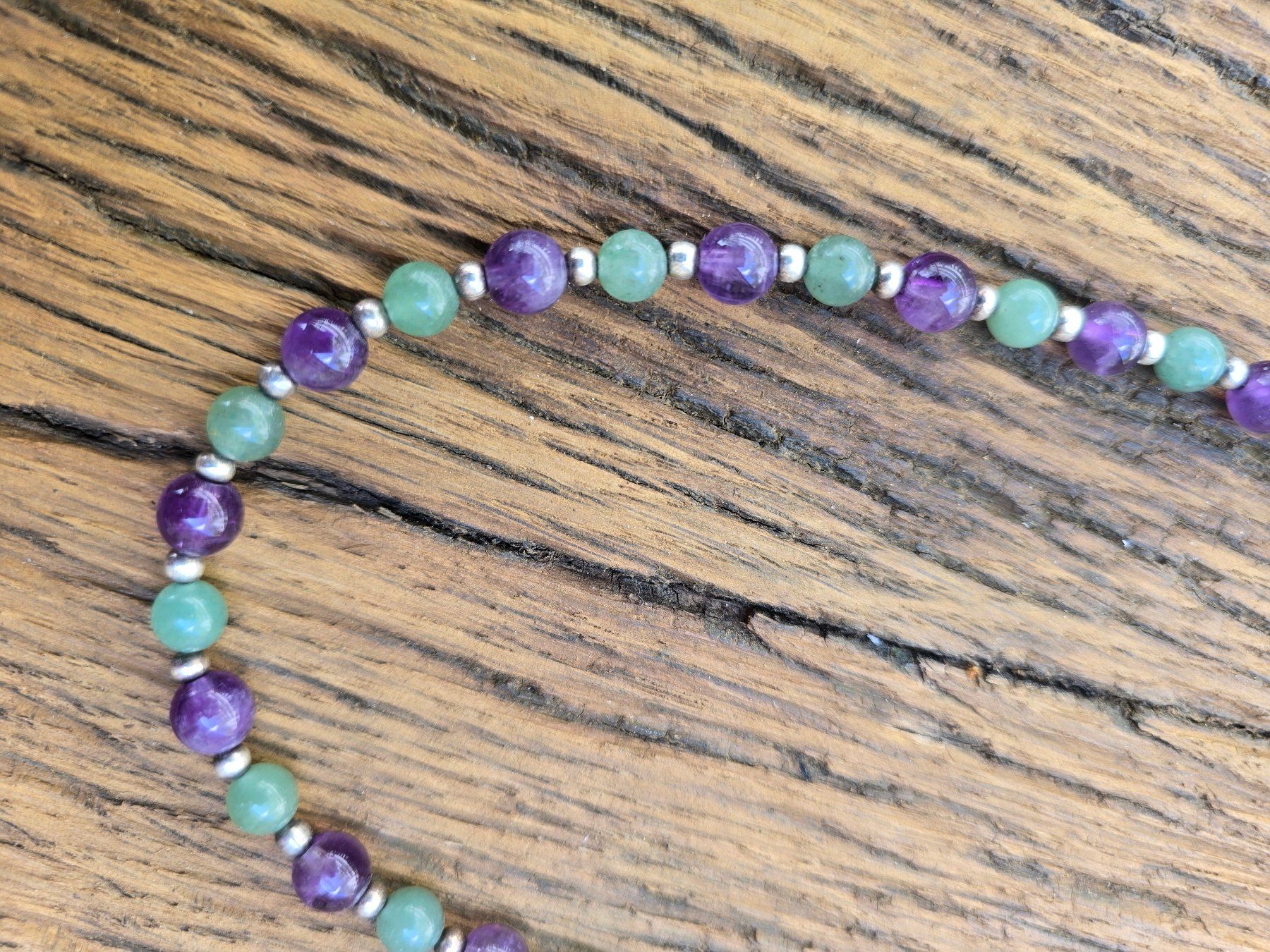 Colliers: Schmuck: Collier Steine/Silberperlen – D'occasion à Romanshorn par Rachacha 1