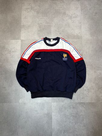 Vintage Adidas Frankreich 1982 Sweater - Grösse S