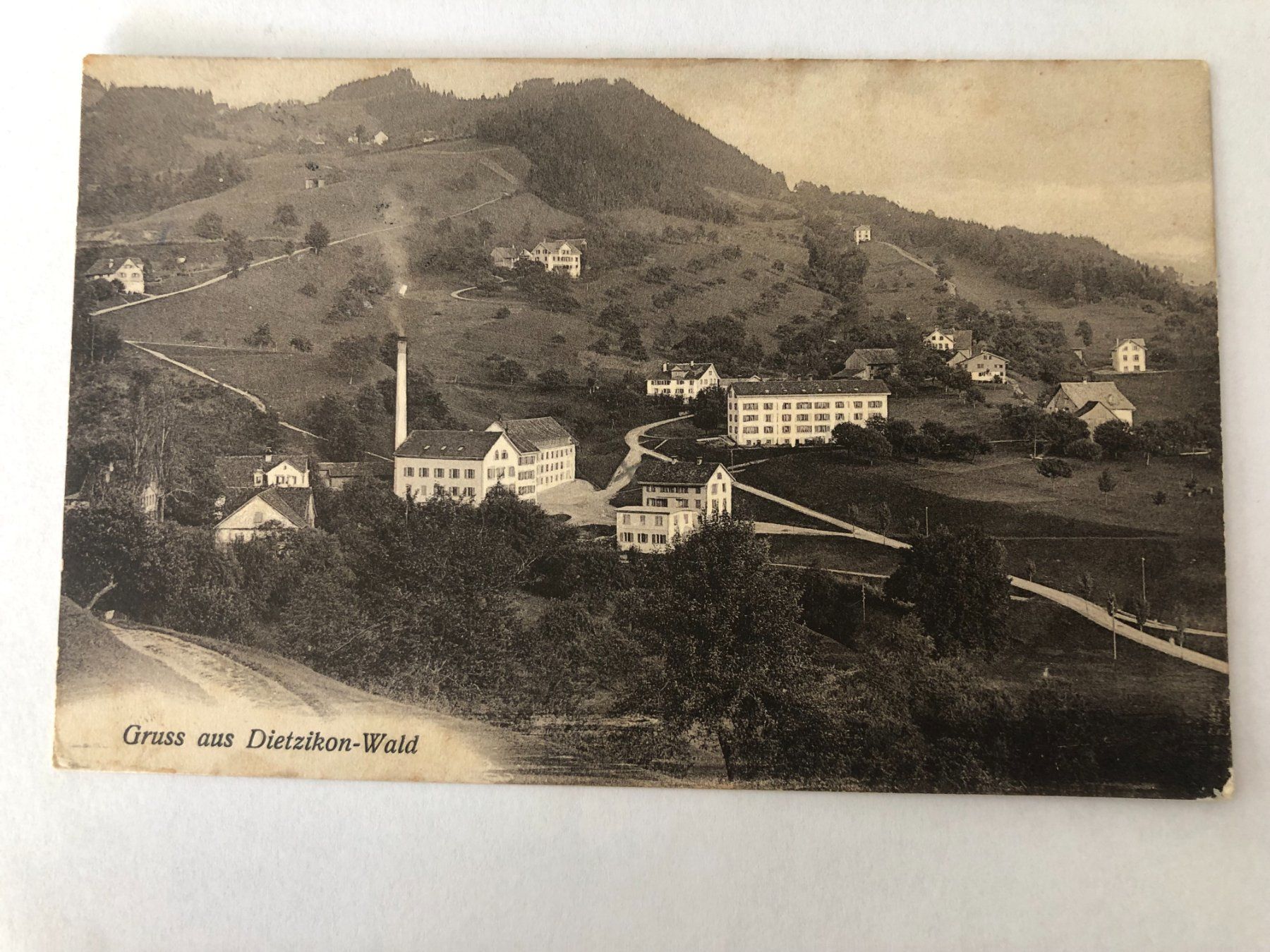 Cartoline postali: Ansichtskarte Dietzikon-Wald alte Grusskarte – Usato da Pfäffikon ZH venduto da Waltoversand