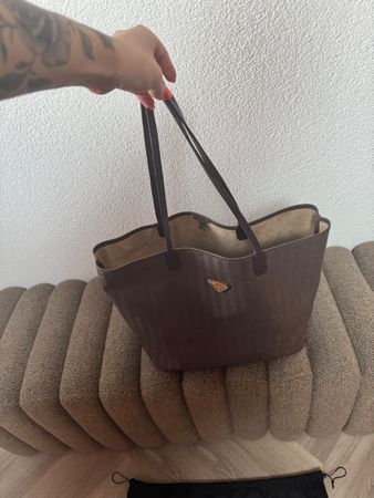 Maison Mollerus ZÜRICH Shopper Fangobraun grösste Ausführung