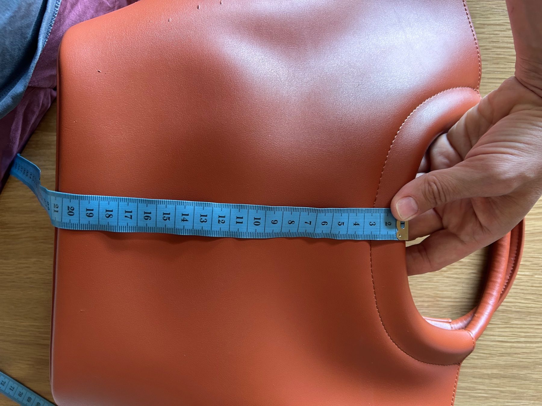 Borse da donna: Unique Burnt-Orange Tote Bag – Usato da Horgen venduto da Olga 6