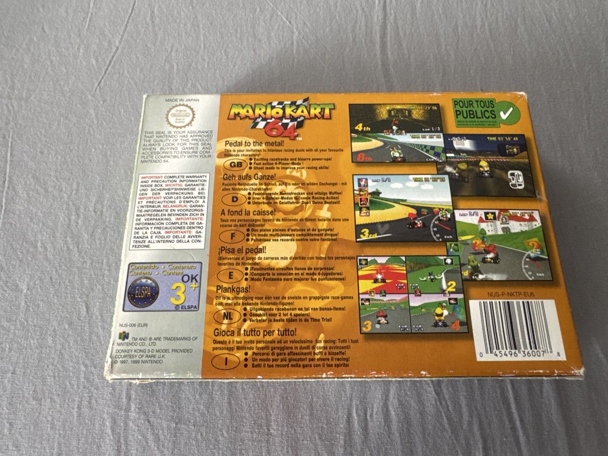 Nintendo Giochi: Mario Kart N64 boîte Complet – Usato da Lausanne venduto da sauvezretrogames 1