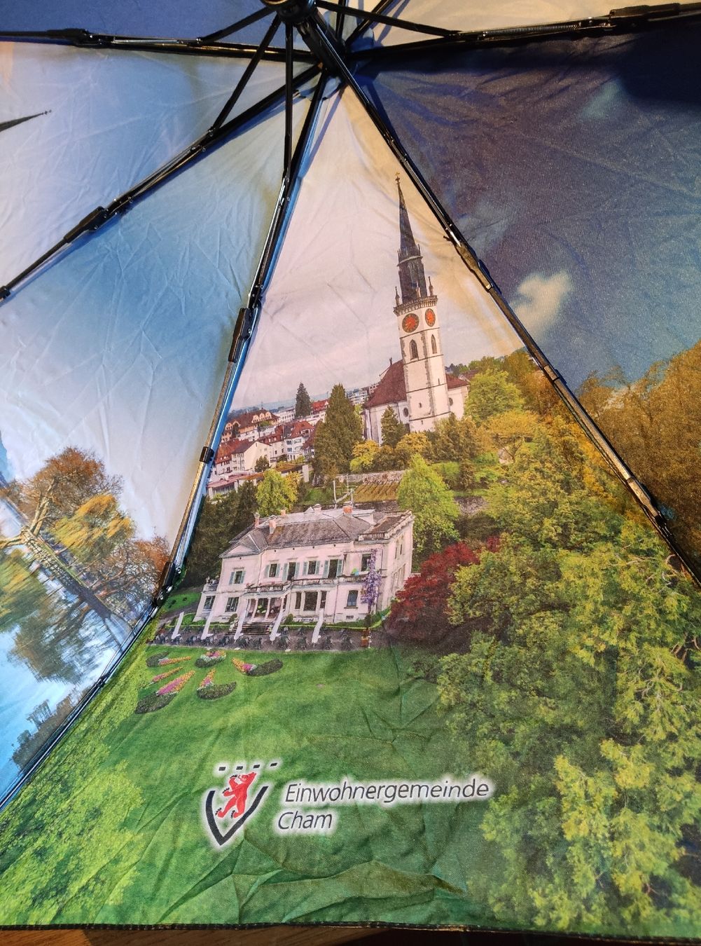 Parapluies: Regenschirm Rainmap - Gemeinde Cham - mit Schutzhülle - neu – Neuf avec emballage d'origine à Zofingen par Justice79 2
