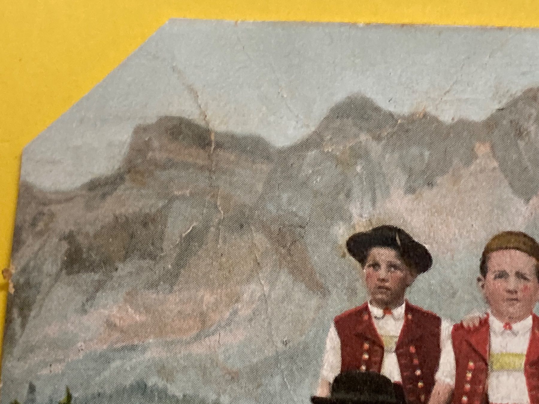 Ansichtskarten: 1913 Toggenburger Sennenknaben – Defekt aus Zürich von Chaeffeler 1