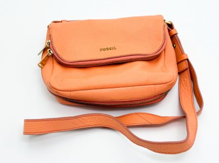 Fossil Ledertasche, Koralle, Neuwertig, Sommer-Look!