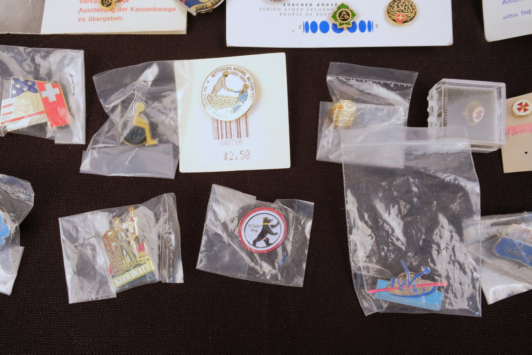 Placchette & Badge: Pin Sammlung – Usato da Volketswil venduto da brockipfannenstil 2