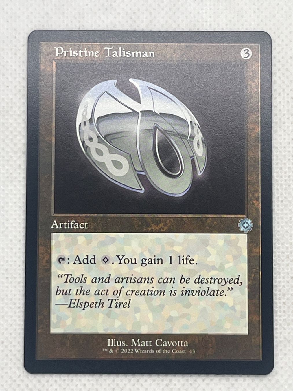 Magic The Gathering Sammelbilder & Trading cards: MTG Pristine Talisman BRR 043 Englisch Uncommon – Gebraucht aus Hinterkappelen von Kim1992