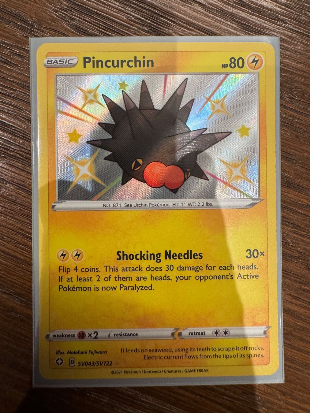 Pokémon Sammelbilder & Trading cards: Pincurchin Pokemon SV043/SV122 – Neu (gemäss Beschreibung) aus Winterthur von hershanking