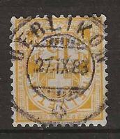 Ch057 -Type chiffre 57 (papier blanc) vollstempel Oerlikon
