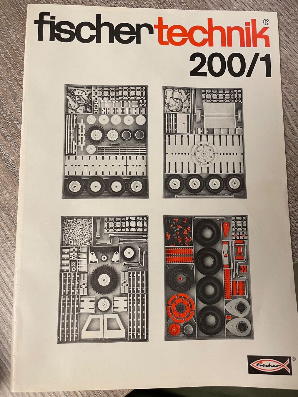 Fischer Kit di costruzioni: Fischertechnik 200/1 Bausatz! Vintage! – Usato da Biel-Benken BL venduto da Ddrummer 3