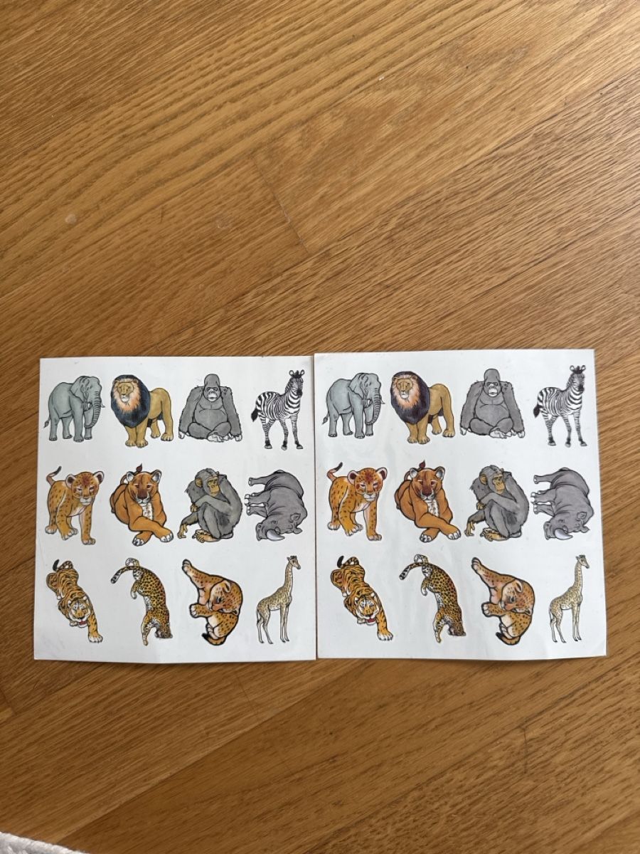 Aufkleber: Tier Tattoos – Neu (gemäss Beschreibung) aus Riedholz von emm_22qn