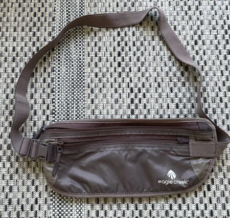 Geldgurt, Bauchtasche, Eagle Creek, braun, neuwertig