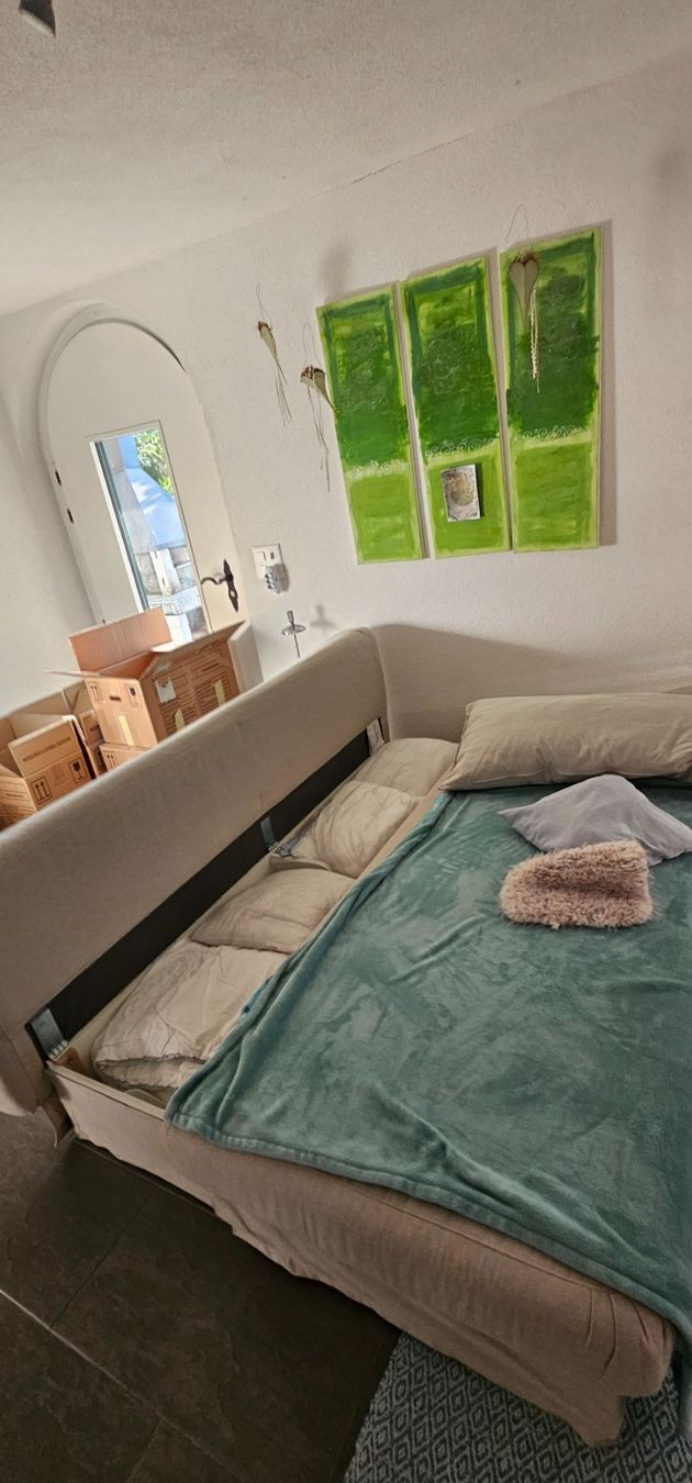 Ikea Sofas: Schlafsofa beige mit Bettkasten – Gebraucht aus Seengen von artemik 2