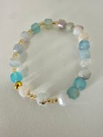 Armband Achat, Kunststoffperlen