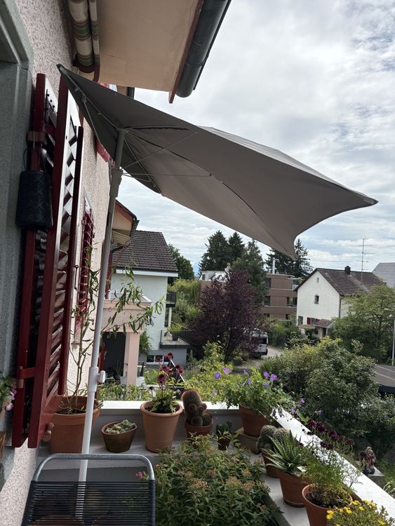 IKEA Sonnenschirm, perfekt fr den Balkon (Gebraucht) in Uster fr CHF 12   nur Abholung auf Ricardo kaufen