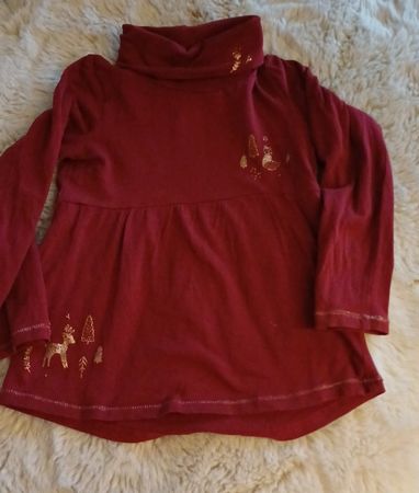 Roter Sergent Major Rollkragenpullover gr.104