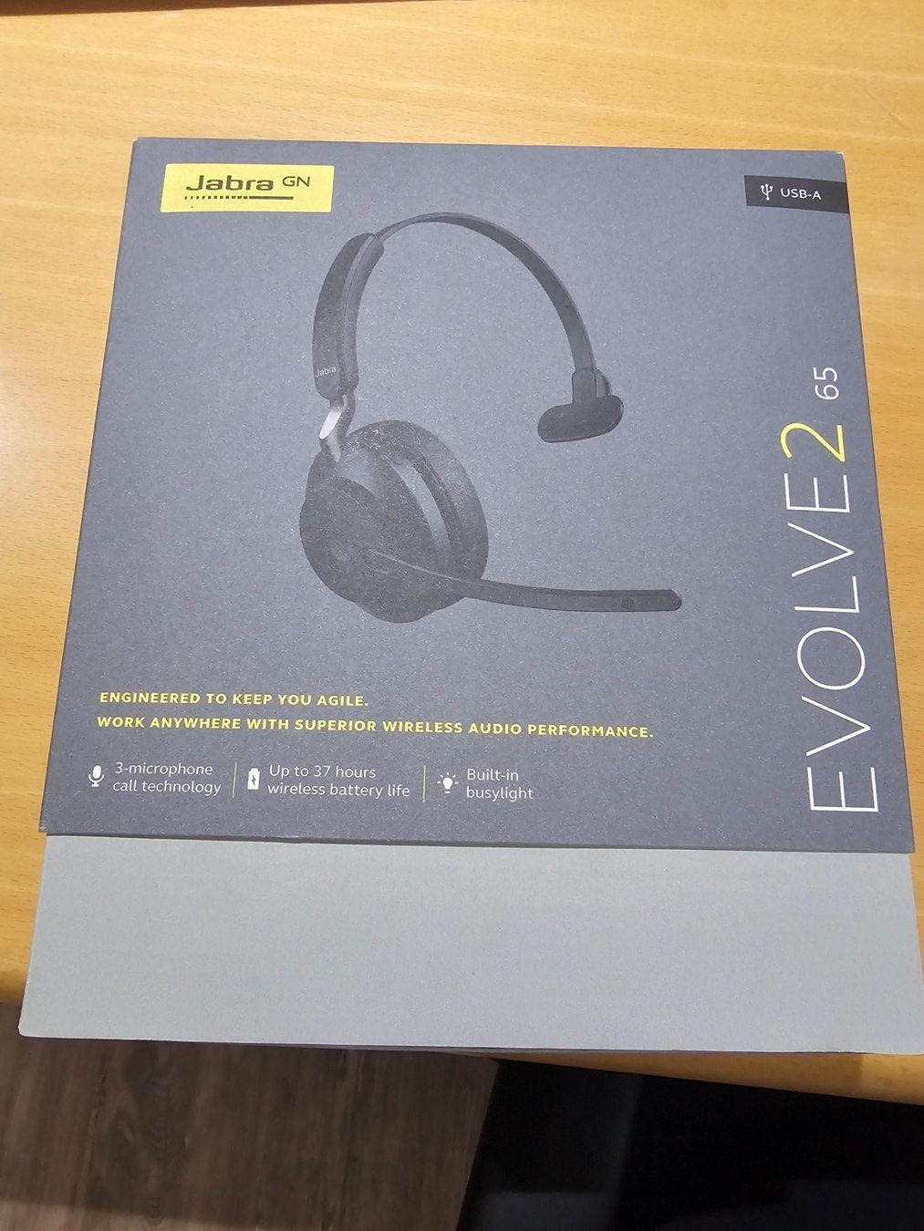 Jabra Cuffie: Jabra Evolve2 65 MS Kabellos, USB-A, Mono – Usato da Zollbrück venduto da gueschu01 3