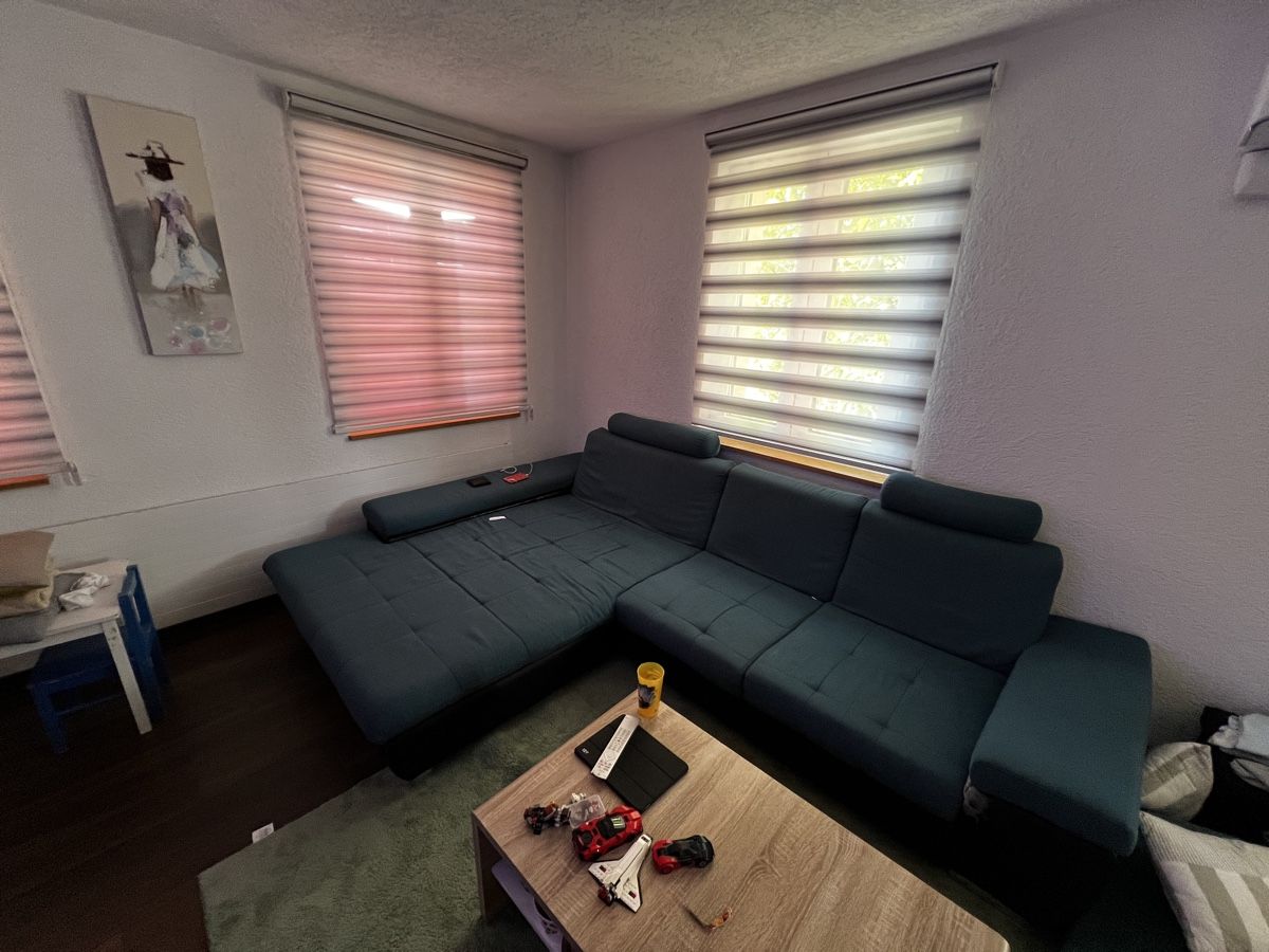 Divani: Ecksofa dunkelblau Stoff Grösse ca. 280cm x 180cm gebraucht – Usato da Holderbank AG venduto da virus010 1