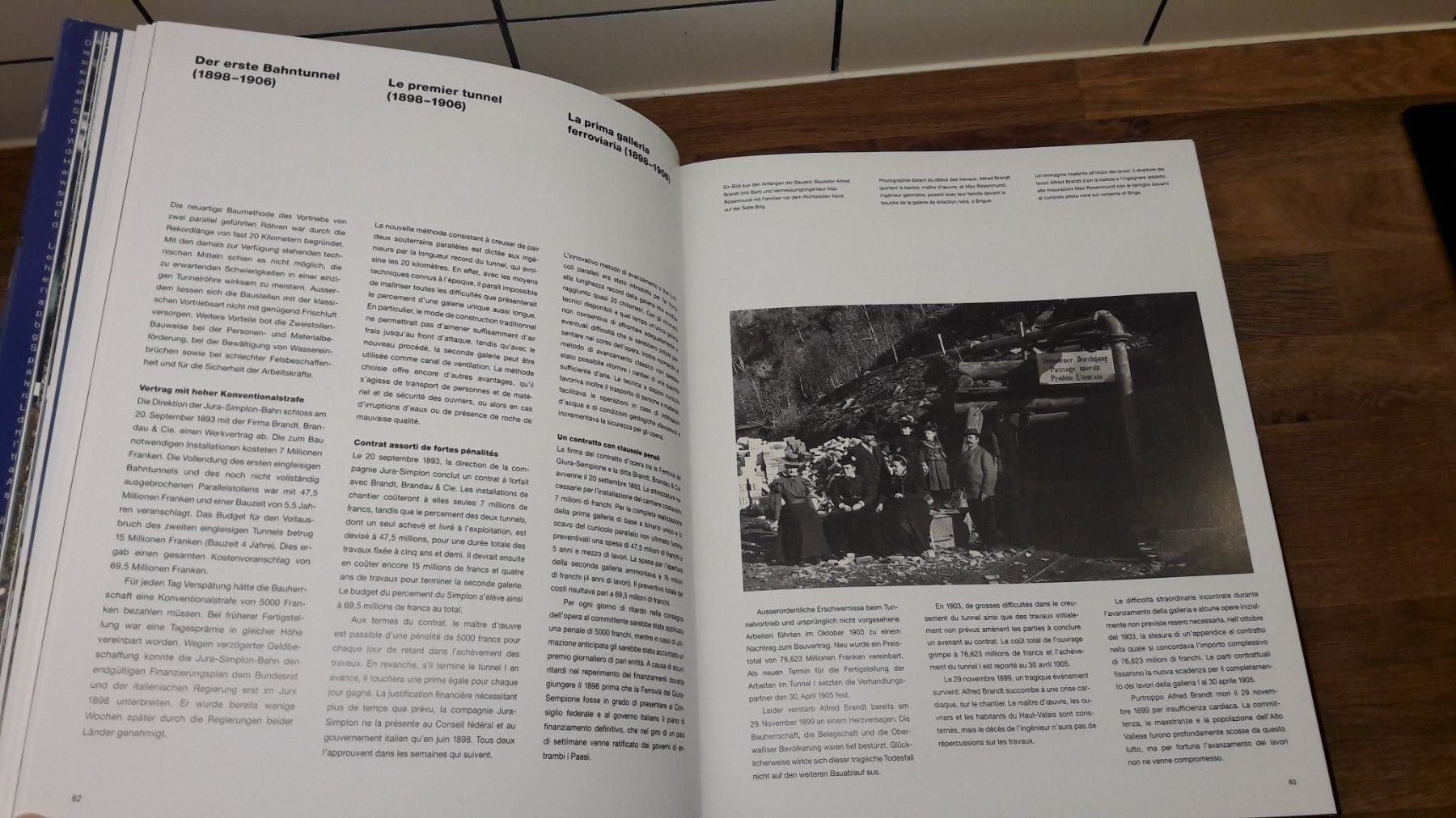 Libri: SIMPLON : 100 ans du tunnel  D / F / I – Usato da Buttes venduto da Cafe2005 5