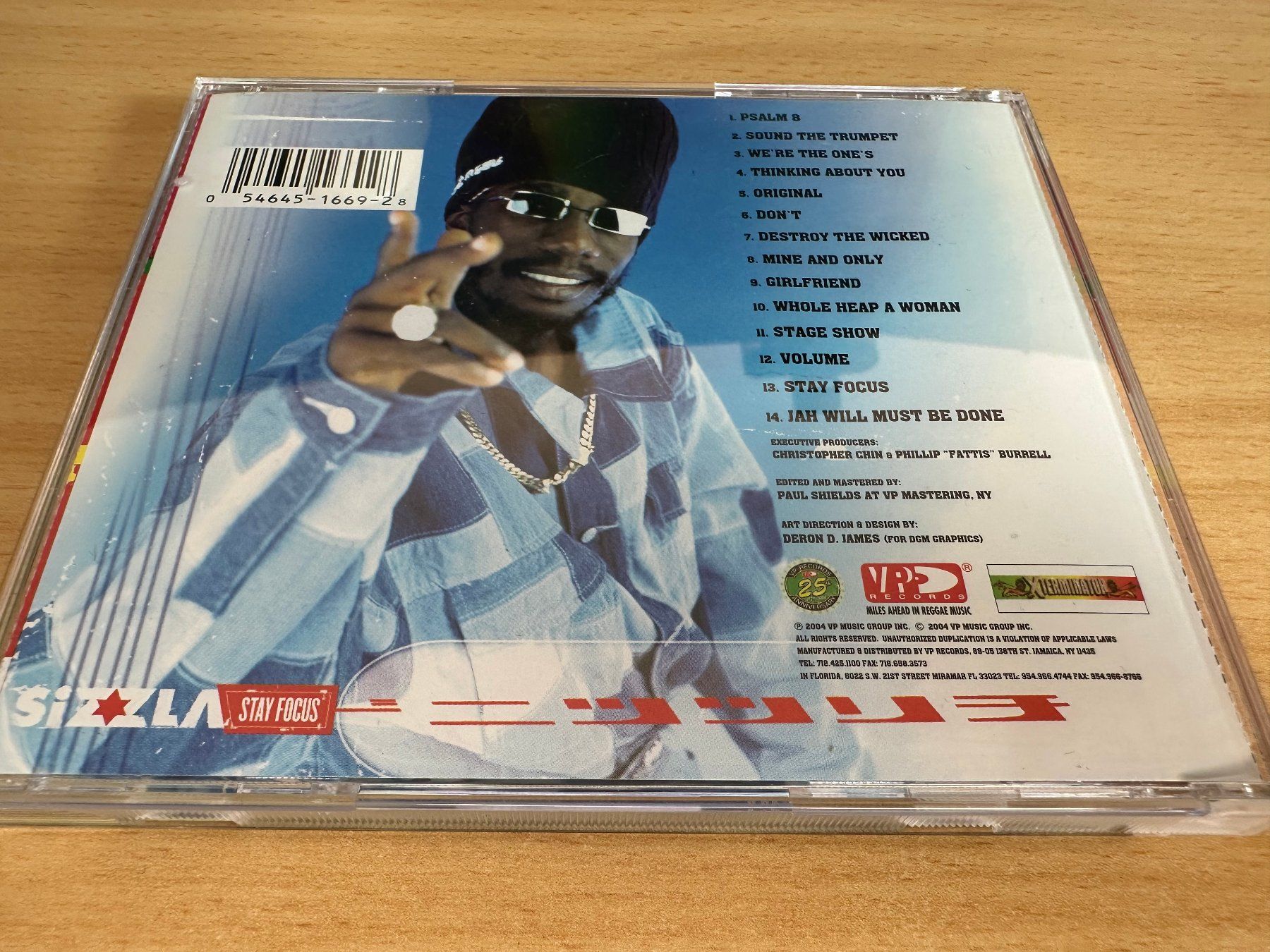 CD: Sizzla – Stay Focus – Usato da Rikon im Tösstal venduto da Alpenmutz 1