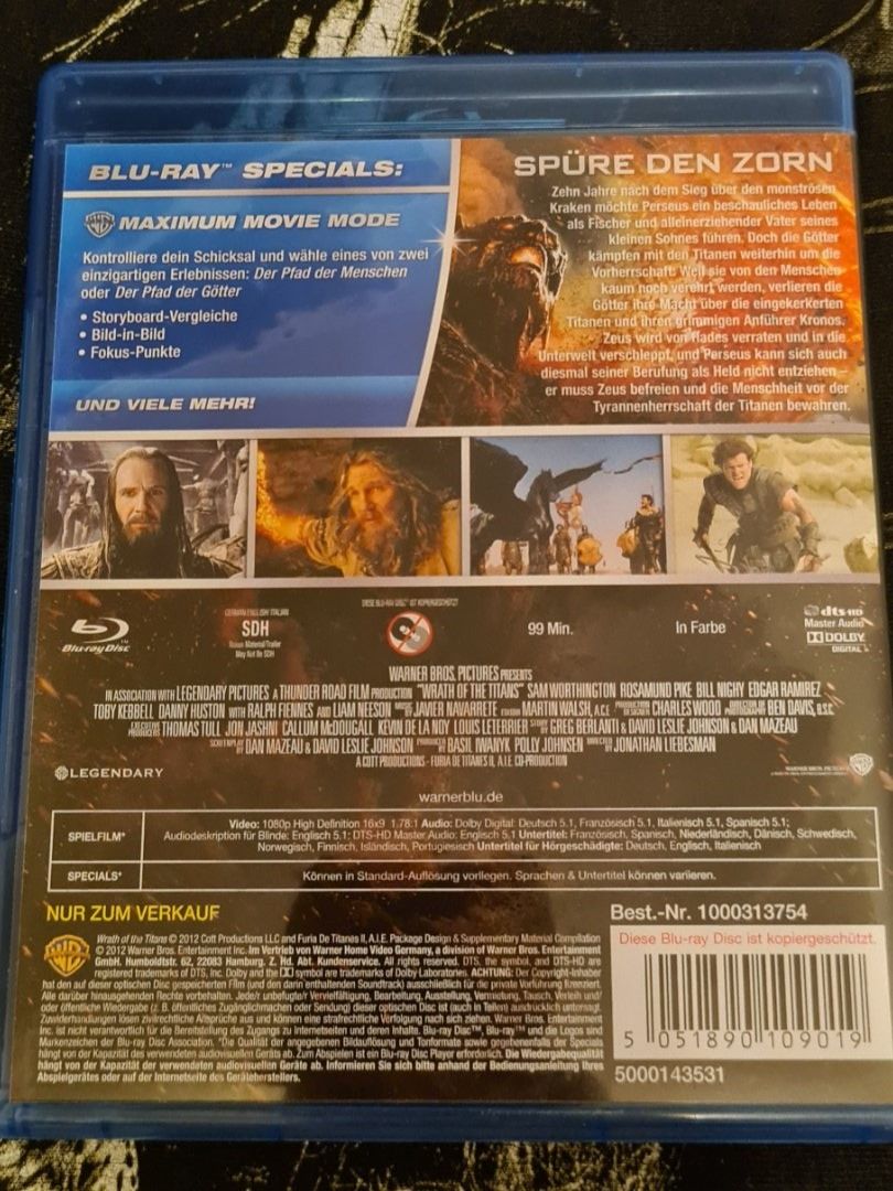 Tutti i DVDs: Zorn Der Titanen – Nuovo (secondo la descrizione) da Oberkirch LU venduto da ThE_CoLLecTor666 1