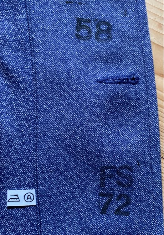 Tenue Blau Jacke der CH Armee Grösse 58 4