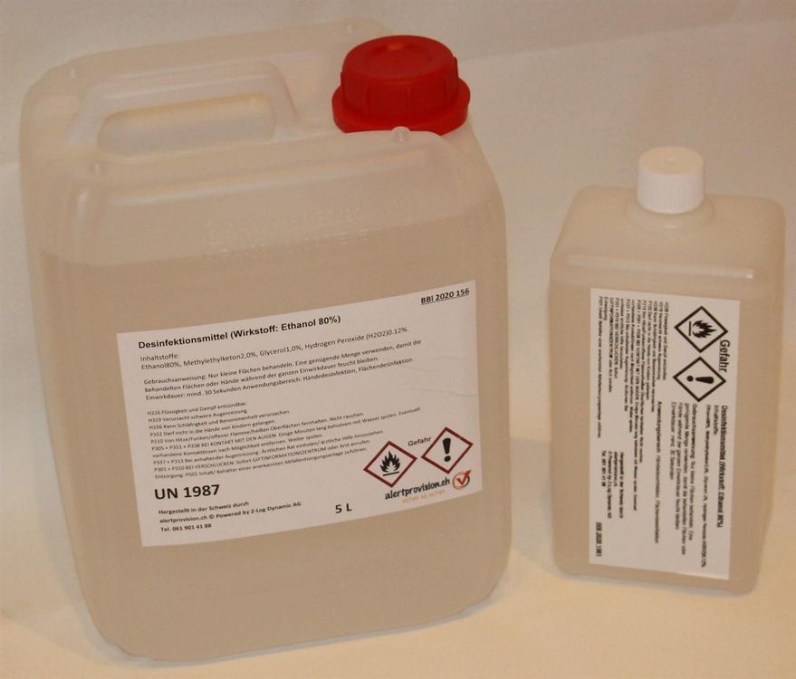 günstiges Fußball Desinfektionsmittel Set | 5 Liter + Flasche