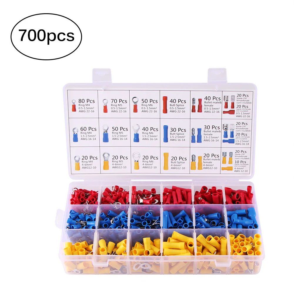 Componenti elettronici: kit connecteur, 700pcs Verbinder-Set, 700St. – Nuovo e nell'imballaggio originale da Delémont venduto da abonprix