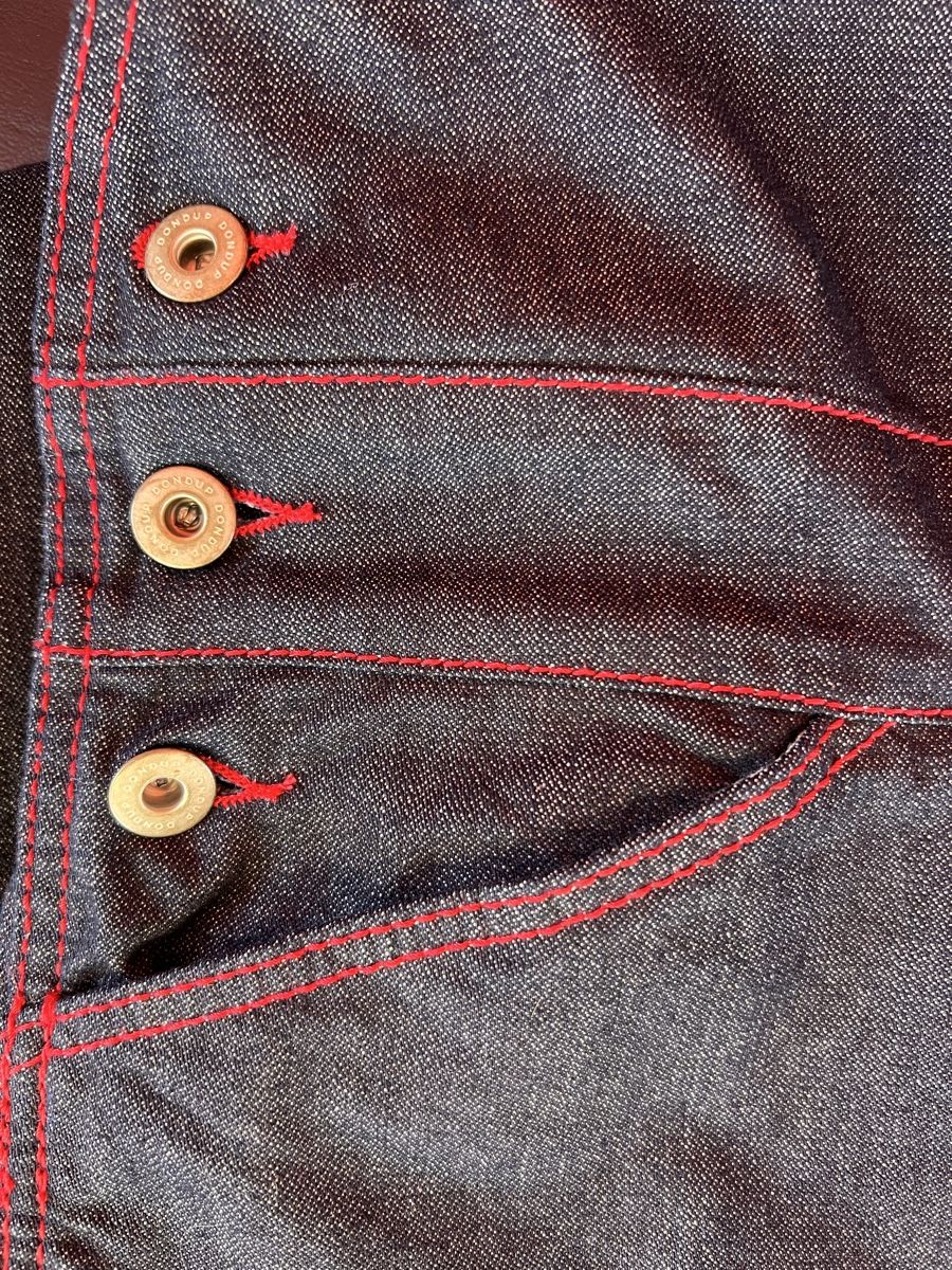 Dondup Jeans: DONDUP Latzhose Jeans Gr. 25 / S – Nuovo (secondo la descrizione) da Zürich venduto da car_x52z 6