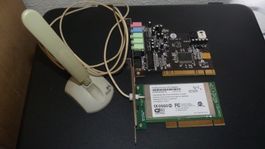TERRATEC Soundkarte Aureon 5.1 Fun + 3com PCI Adapter