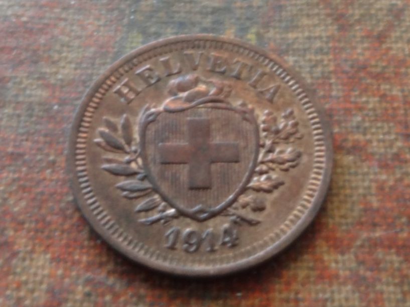 Tutti le monete: 1 Rp. 1914  (C) – Usato da Romanel-sur-Lausanne venduto da Swift13
