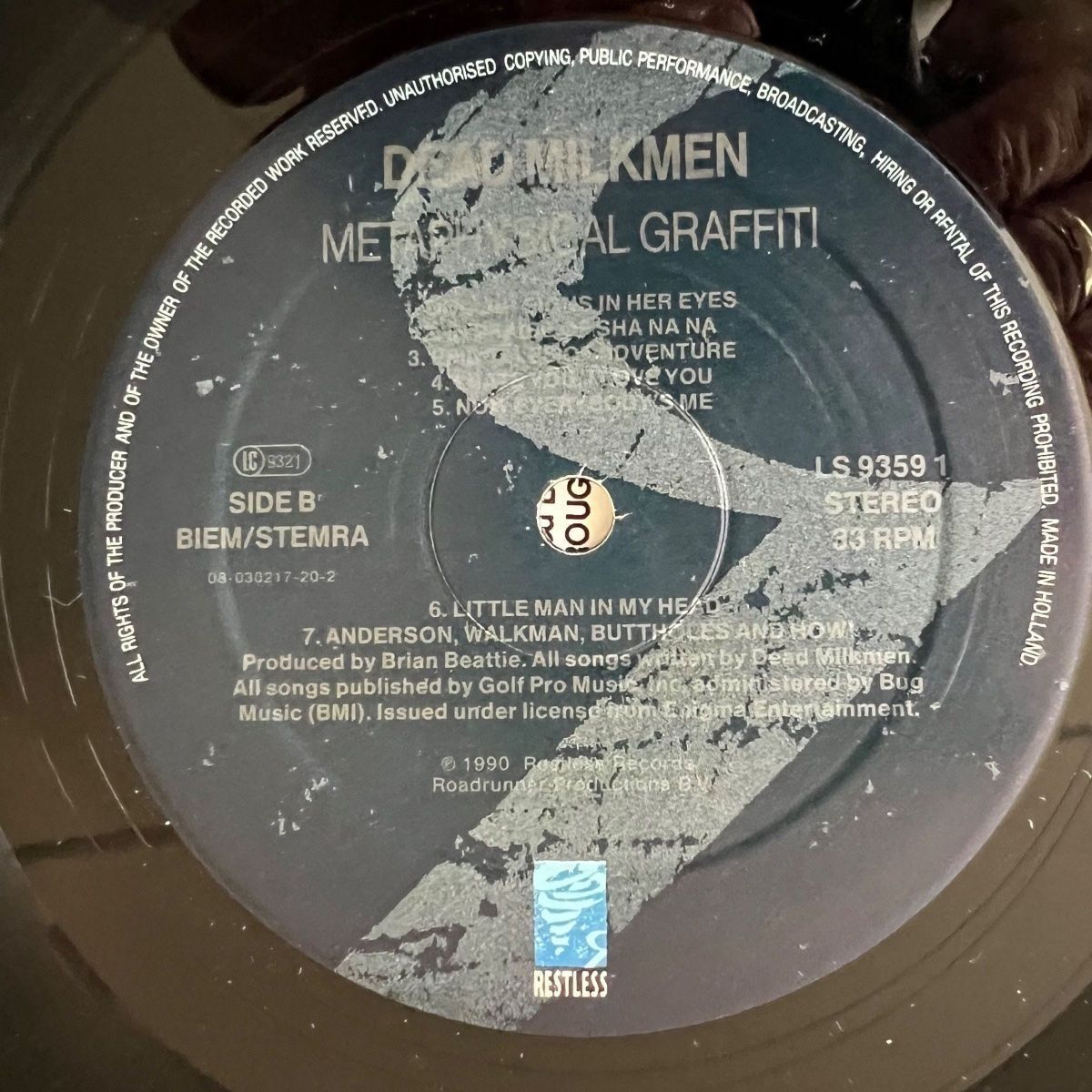 Dischi in vinile: Dead Milkmen - Metaphysical Graffiti / 1. NL-Press. 1990 – Usato da Gais venduto da soundcave57 3