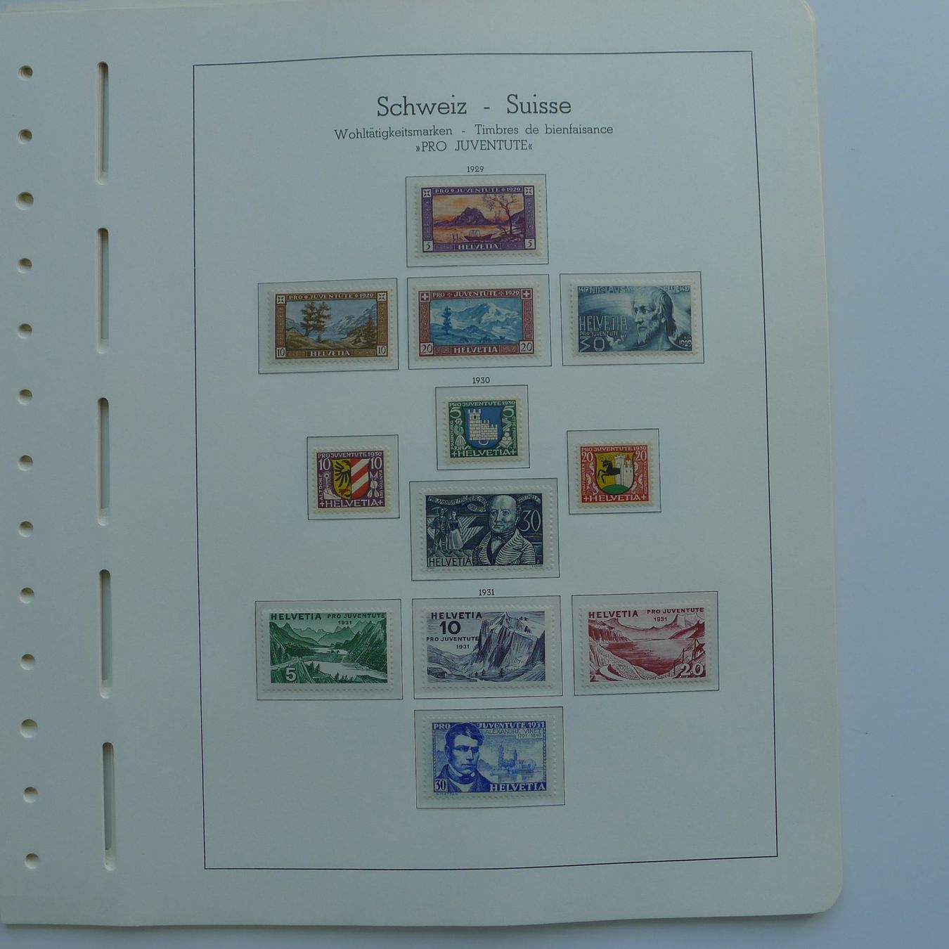Alle Briefmarken: Sammlung Pro Juventute postfrisch ** (Vorläufer) Kat: 2400.- – Gebraucht aus Ebikon von SilvioFreund 7