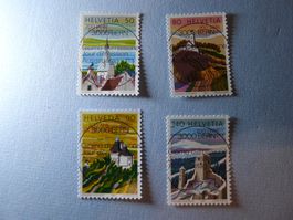 1987 Sonderpostmarken Tourismus 753-756 ET Vollstempel
