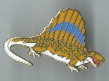 Dinosaurie Dimetrodon, Pin
