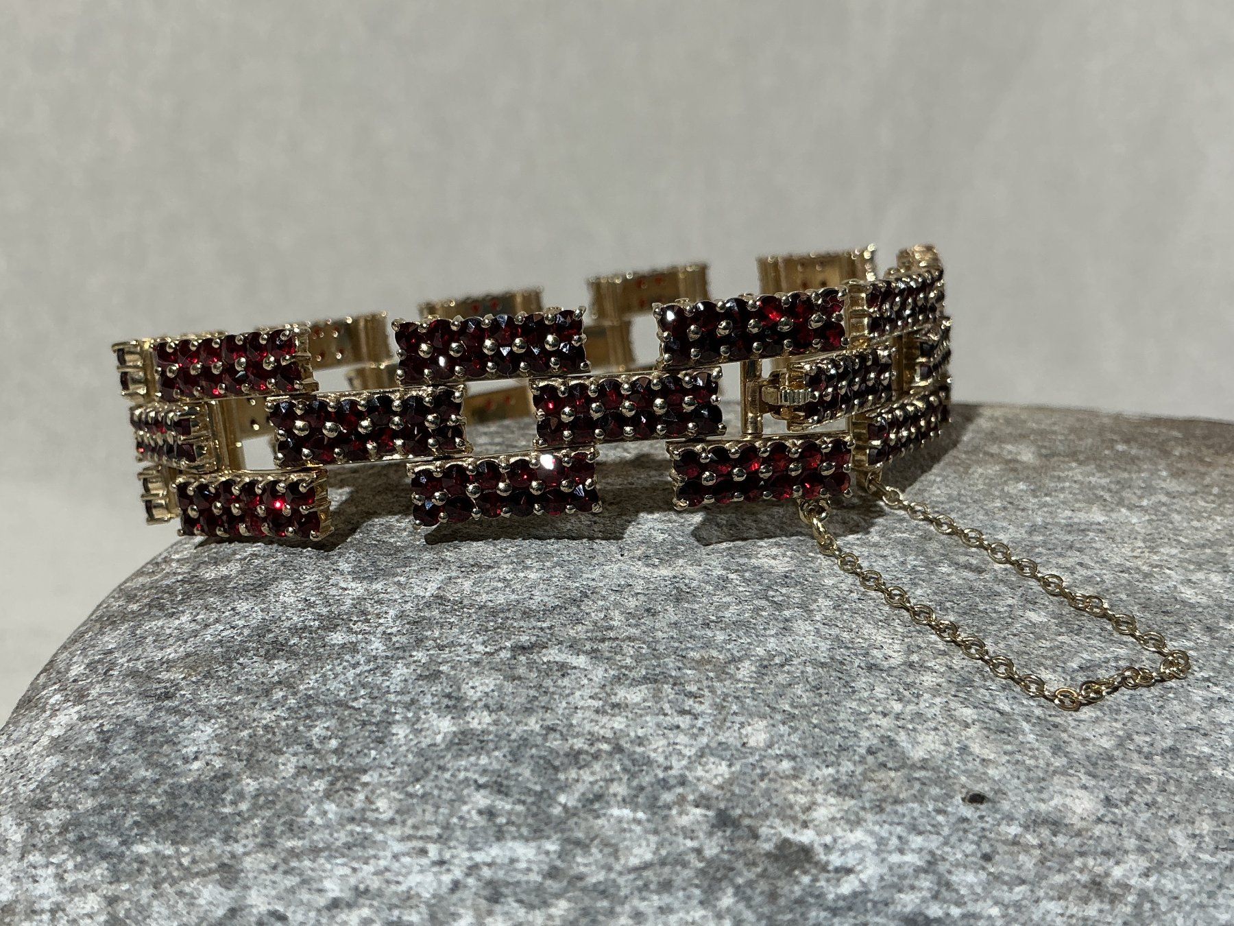 Bracciali & Braccialetti: BÖHMISCHER GRANATSCHMUCK Armband – Nuovo (secondo la descrizione) da Richterswil venduto da Restwert_Richterswil 3