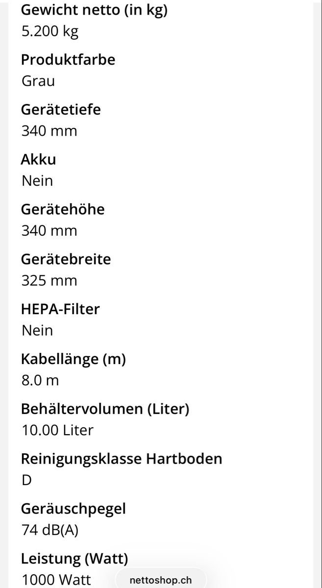 Nilfisk Aspirapolveri & Accessori: Trockensauger Nilfisk VP 100 Go Line – Usato da Ostermundigen venduto da Ivoire 3